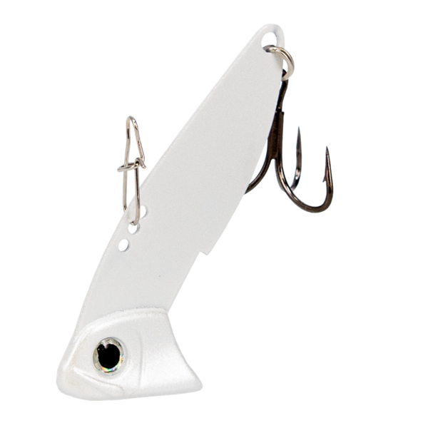 Steel Shad Bottom Blade 3/8oz White