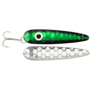 Wolverine Tackle Silver Streak 4" Standard Spoon Green SLT