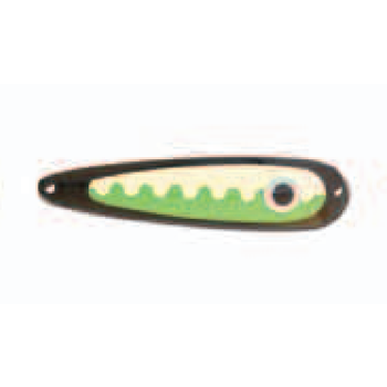Wolverine Tackle Silver Streak 4" Standard Spoon Black Nancy