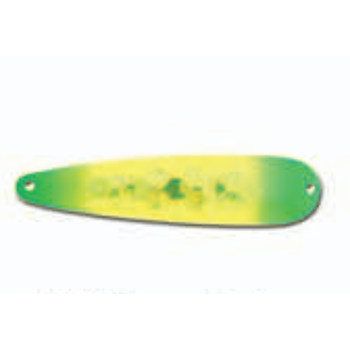 Wolverine Tackle Silver Streak 4" Standard Spoon Green Dolphin