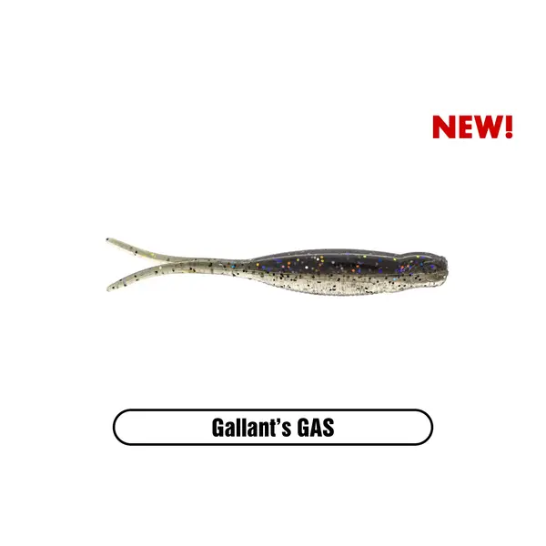 X Zone Stealth Finesse Series 2.75" Scented Stealth Minnow. Gallant's Gas