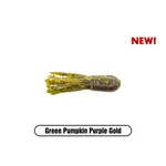 X Zone Stealth Finesse Series 2.25" Scented Stealth Tube. Green Pumpkin Purple Gold