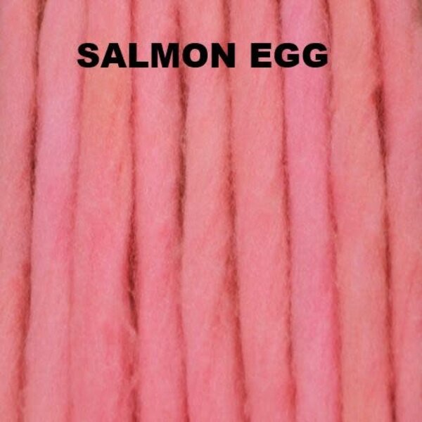 The Bug Shop 15’ Glo Bug’s Yarn. Salmon Egg