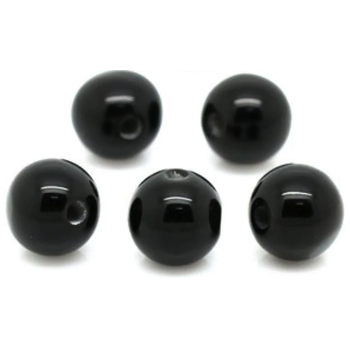 Woo Tungsten Flipping Beads. Black 15-pk