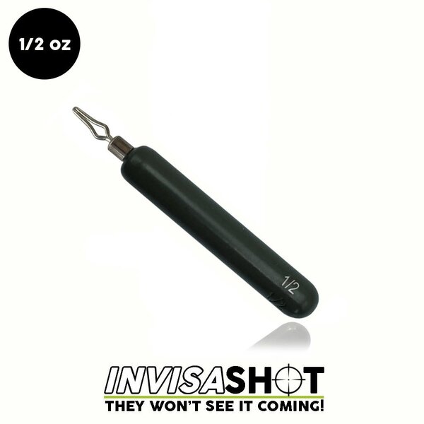 Woo Tungsten  Invisashot Drop Shot Weight Green Pumpkin