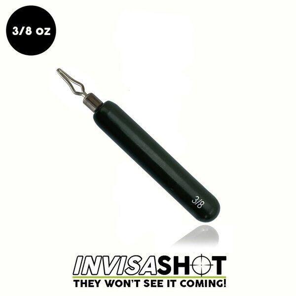 Woo Tungsten  Invisashot Drop Shot Weight Green Pumpkin