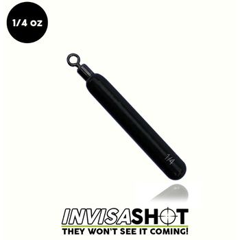 Woo Tungsten Invisashot Closed Eye Drop Shot Weight Green Pumpkin 1/2oz 2-pk