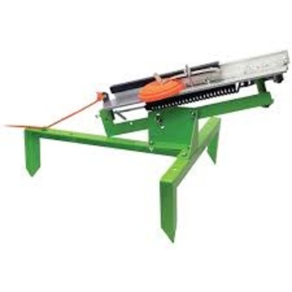SME SME Clay Target Thrower Green Spring Loaded Cocking Single