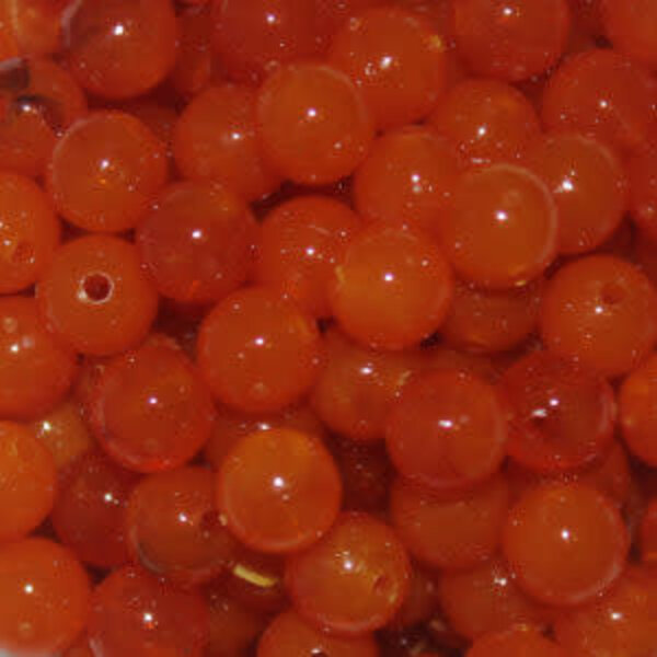 Troutbeads 10mm Caramel Roe