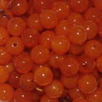 Troutbeads 6mm Caramel Roe
