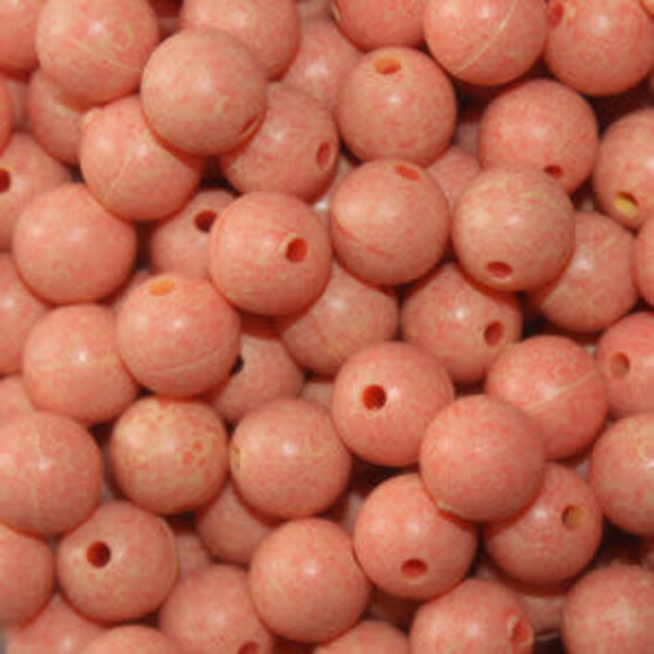 Troutbeads Mottledbeads 10mm Dark Peach