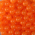 Troutbeads Mottledbeads 10mm Orange Clear