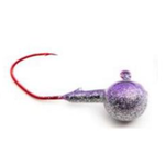D&B Jig's 3/4oz Purple/Silver Glitter 3-pk