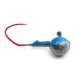 D&B Jig's 3/4oz Blue Silver Glitter 3-pk