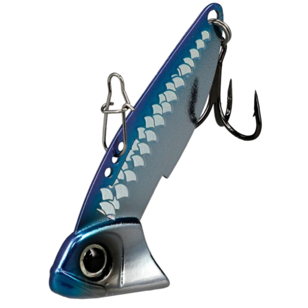 Steel Shad Bottom Blade 3/8oz Pro Blue Flash