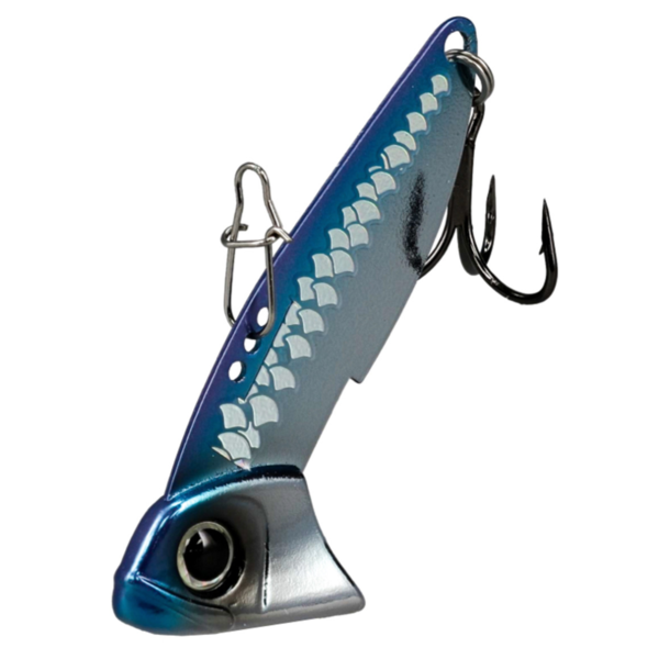Steel Shad Bottom Blade 1/2oz Pro Blue Flash