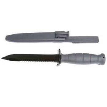 Glock Field Knife FM 81 Fixed Blade 6.5" Carbon Steel Sawback Clip Point-Grey