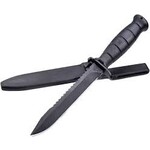 Glock Field Knife FM 81 Fixed Blade 6.5" Carbon Steel Sawback Clip Point- Black