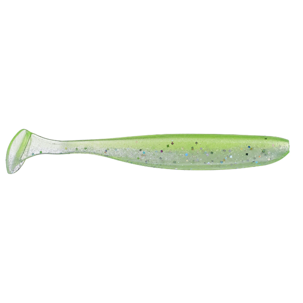 Keitech Easy Shiner 5" Chartreuse Shad 5-pk