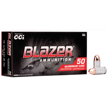 CCI 3570 Blazer Centerfire Pistol Ammo 45 ACP 230Gr 50Rnd FMJ Blazer