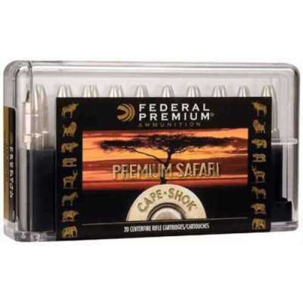 Federal Premium Cape-Shok Rifle Ammunition 9.3x74R 286 gr SAF 2360 fps 20/box 9.3x74R 286 gr SAF 2360 fps - 20/box