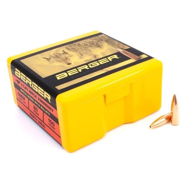 Berger Berger Match Grade Varmint Bullets .243 dia  6mm 80gr HPFB 100/box