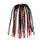 Z-Man EZ SkirtZ  Black Red Chrome/Red Tips