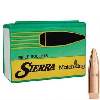 Sierra MatchKing Rifle Bullets (500/ct) .22 cal .224" 53 gr HP-MATCH