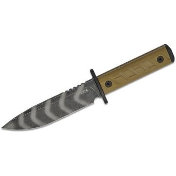 Kershaw Zero Tolerance Model  Fixed Blade Knife, 6" CPM-3V Tiger Stripe Clip Point Blade