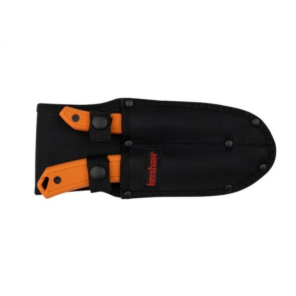 Kershaw Deschutes Combo Set Multi Blade Lengths D2  Blaze Orange Rubber Overlay Polypropylene Handle  Limited Edition