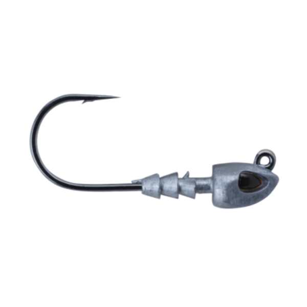 Berkley Fusion19 Swimbait Jighead 1/8oz 1/0 Unpainted 3-pk