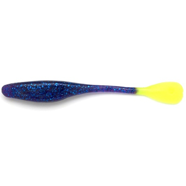 Gambler Flapp N Shad 6" Purple Chartreuse 8-pk