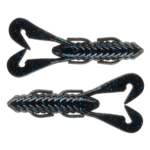 Gambler Burner Craw 4" Black Blue Glitter 7-pk