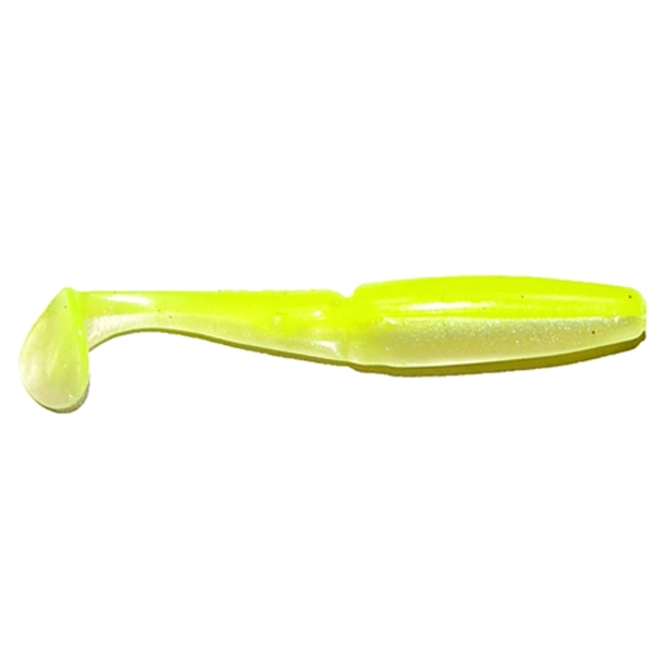 Gambler EZ Swimmer 4.25" Chartreuse Shad 7-pk