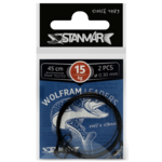 Stanmar Wolfram Tungsten Wire Leaders 33lb/17'' 2 pc
