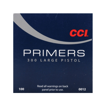 CCI #300 Large Pistol Primers, 100 Per Box