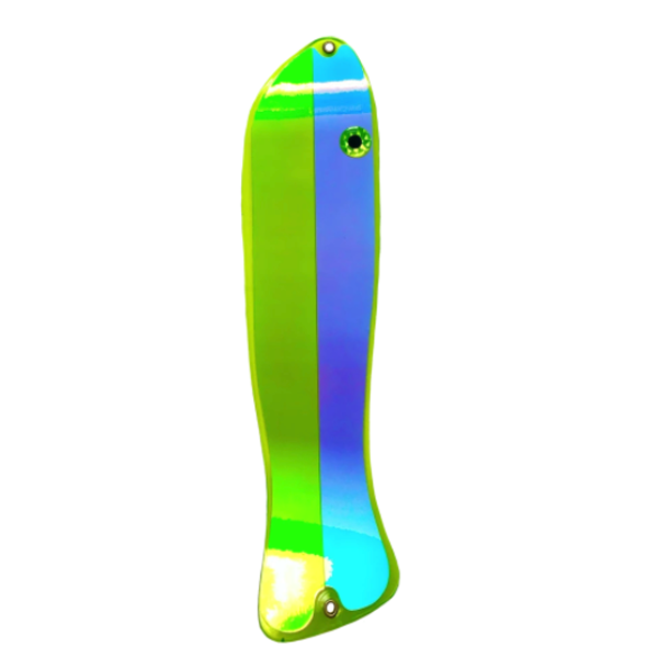 O'ki Tackle King Fisher II Flasher. Chartreuse Green Phantom