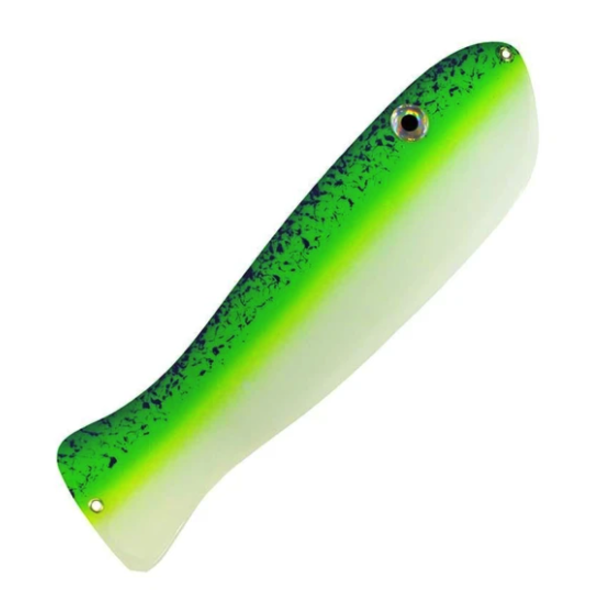O'ki Tackle King Fisher II Flasher. Glow Green Gator