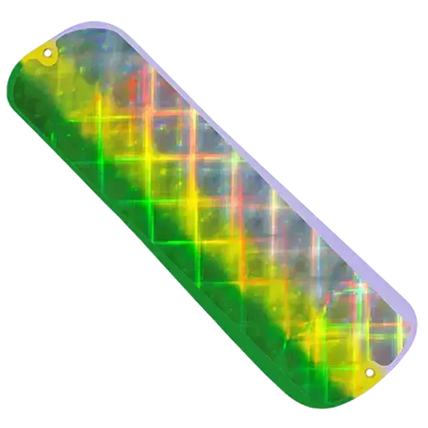 O'ki Tackle Big Shooter Flasher. Green Jellyfish Lemon Lime