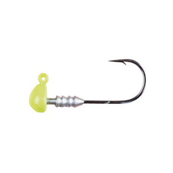Berkley Berkley Half Head 1/16oz Jig Heads. Chartreuse 8-pk