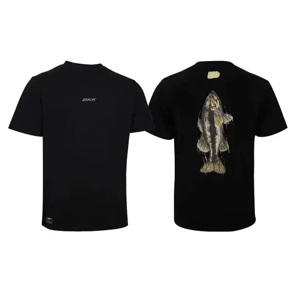 BKK Casual Short Sleeve Bass Shirt Black