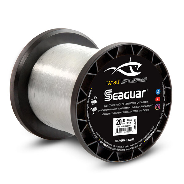 Seaguar Tatsu Fluorocarbon 15lb 1000yds Bulk Spool