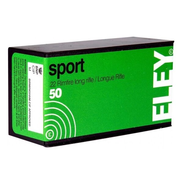 Eley Sport 22LR 40gr LRN 1085 fps Ammunition Brick of 500