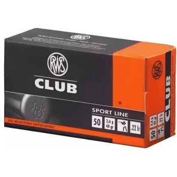 RWS RWS Target Club 22 LR Target Ammunition 40gr Brick of 500
