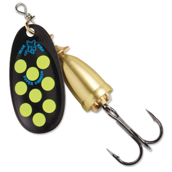 Blue Fox Classic Vibrax 7/16oz Spinner Hot Pepper Black Yellow