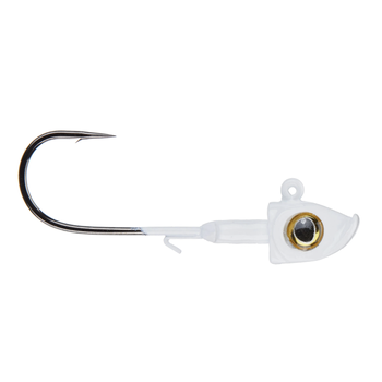 Outkast Tackle Goldeneye Swimbait Jig 3/8oz 3/0 White 2-pk