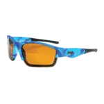 Rapala Boys Polarized Fishing Glasses. Blue Camo