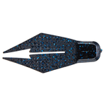 Gambler Chunk Jr 2-3/4" Black Blue Glitter 7-pk