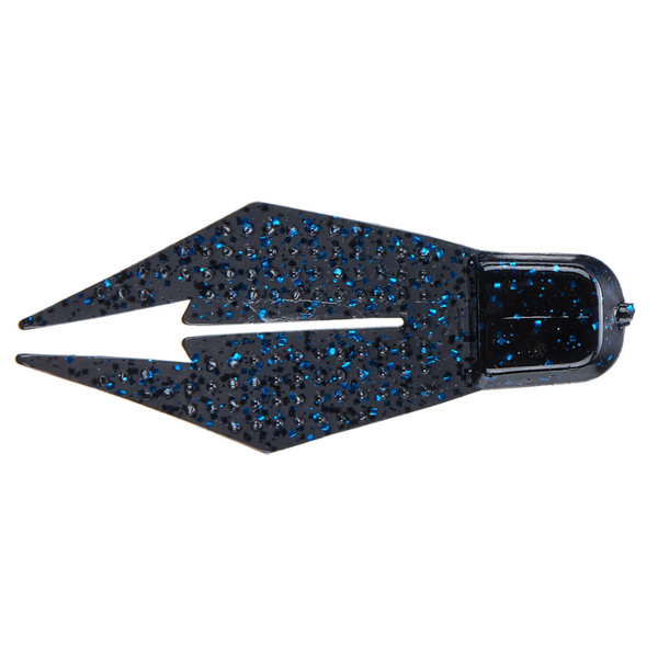 Gambler Chunk Jr 2-3/4" Black Blue Glitter 7-pk