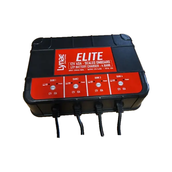 Lynac ELITE 40A 14.4V Charger - 4 Bank